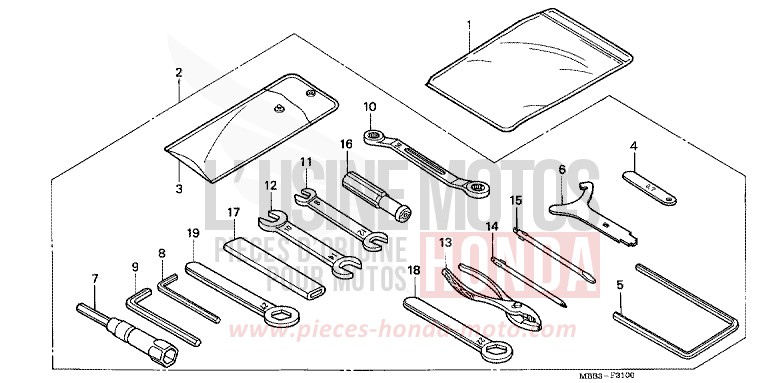 WERKZEUGE von VTR "FireStorm" PEARL FLASH YELLOW (Y163) von 2000